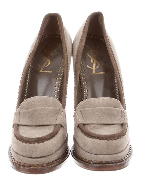 ysl mens suede loafers|YSL loafers women.